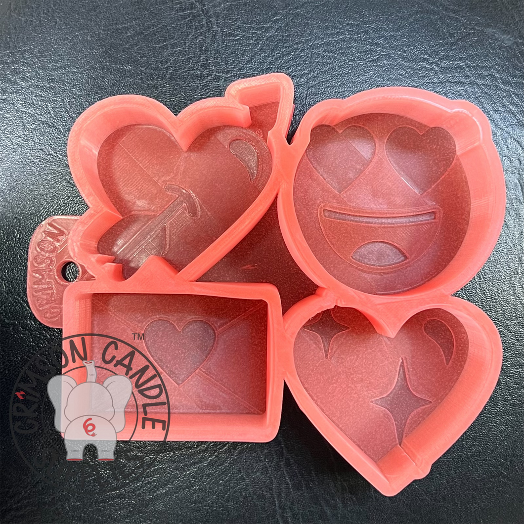 Valentine Emoji Vents 4 Pack 5” Wide x 5.5