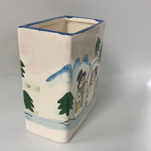 Load image into Gallery viewer, Ceramic Christmas Snowman Rectangle Container 12 oz.
