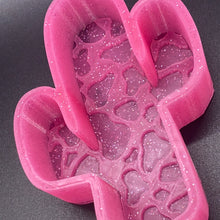 Load image into Gallery viewer, Cactus Cow Print Silicone Mold 4.75H x 3.5W x 1&quot; deep
