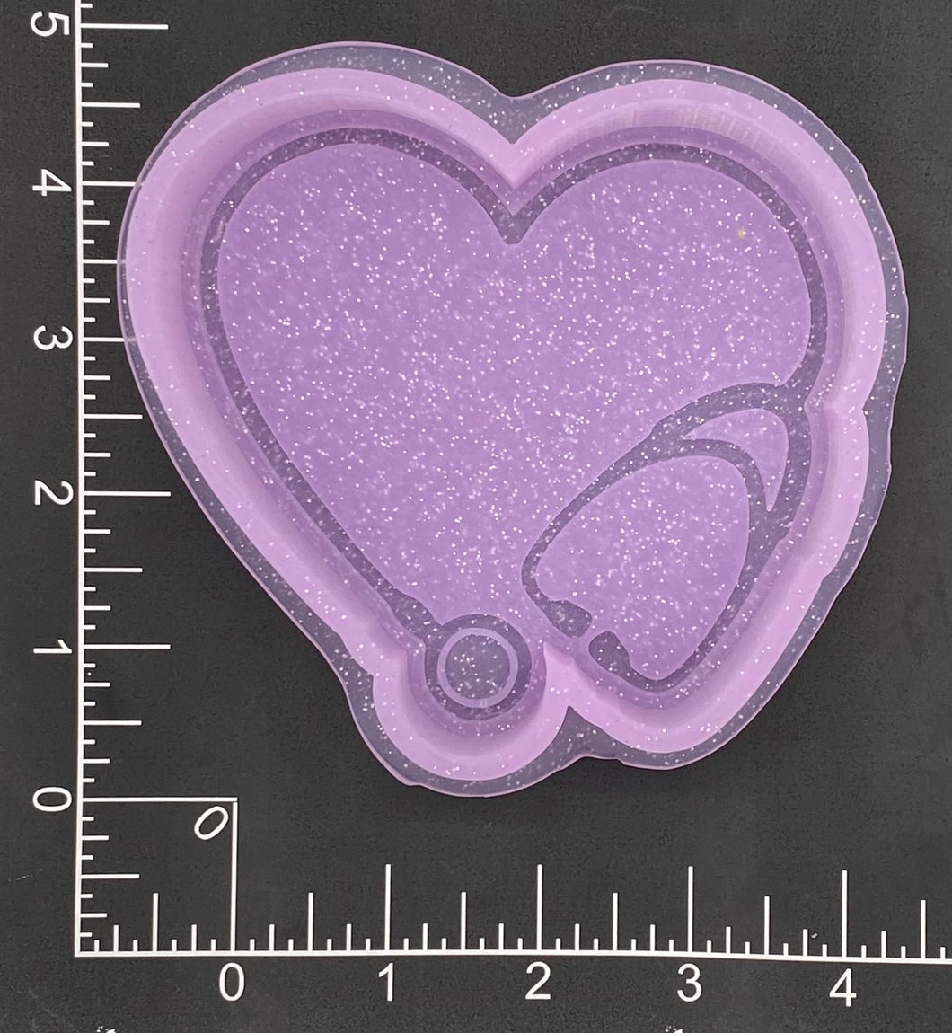Stethoscope Heart Silicone Mold