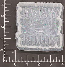 Load image into Gallery viewer, What the Fucculent Silicone Mold 4” tall x 4” wide x 1&quot; deep
