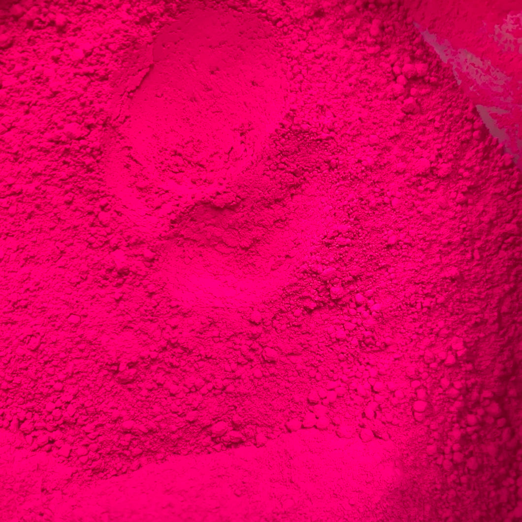 Ouf! Pink Neon Mica Powder 1 oz. jar