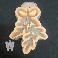 Load image into Gallery viewer, Mistletoe Silicone Mold 3.6” W x 4.6” T x 1&quot; deep
