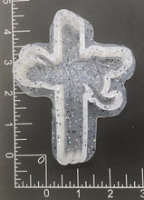 Load image into Gallery viewer, Forgiven Cross (©CCS) Silicone Mold 3.75&quot; wide x 4.75” tall x 1&quot; deep
