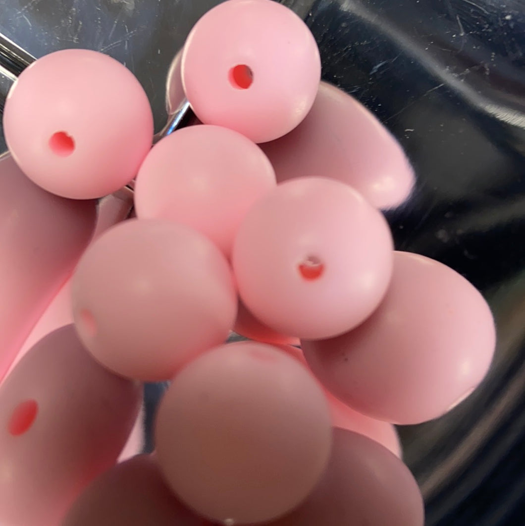 Bubblegum Beads Pale Pink Sm. (6 Ct.)