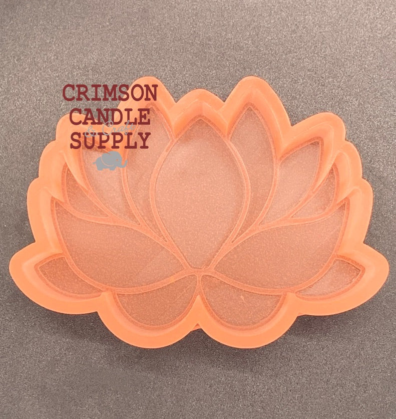 Lotus Flower Silicone Mold 4”W x 3”T x 1