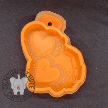 Load image into Gallery viewer, Heart Handcuffs Silicone Mold 1&quot; deep
