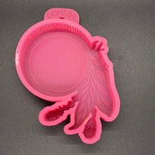 Load image into Gallery viewer, Circle Dreamcatcher Silicone Mold 4.&quot; wide x 5&quot; tall x 1&quot; deep
