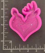 Load image into Gallery viewer, Buck and Doe Heart Silicone Mold 3”W x 4.5” H x 1&quot; deep
