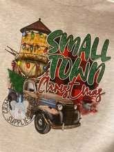 Load image into Gallery viewer, Small Town Christmas (Water tower and lights) DTF Print
