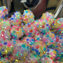 Load image into Gallery viewer, Bubblegum Beads Pastel Multi Colored Rhinestone Gems (2 Ct.)
