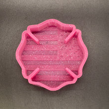 Load image into Gallery viewer, Maltese Cross Stars and Stripes Silicone Mold 4” W x 4” H x 1&quot; deep
