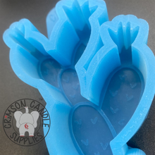 Load image into Gallery viewer, Prickly Pear Cactus Silicone Mold 2.5&quot; W x 4.5&quot; H x 1&quot; deep
