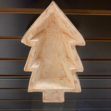 Load image into Gallery viewer, Tree Wooden Dough Bowl Rectangle  11” Length X 7”Wide X 1.5”Tall
