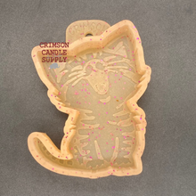 Load image into Gallery viewer, Kitty Silicone Mold 4.5” tall x 3.5” wide x 1&quot; deep
