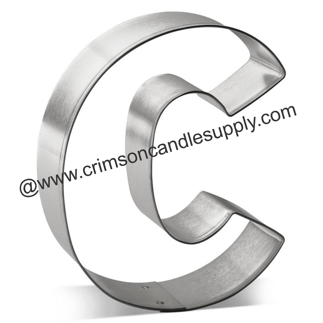 Letter C Cookie Cutter 3 3/8 in