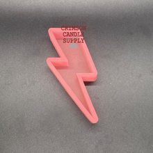 Load image into Gallery viewer, Lightning Bolt Silicone Mold 4.5 H x 2&quot; W x 1&quot; deep
