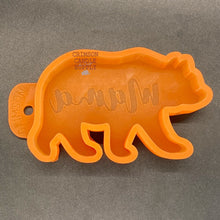 Load image into Gallery viewer, Mama Bear Silhouette Silicone Mold 4.5&quot; W x 3&quot; H x 1&quot; deep
