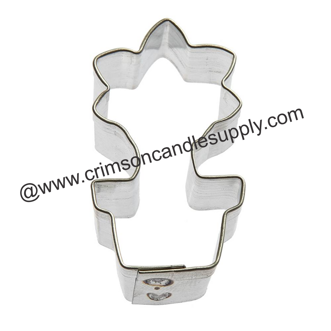 Mini Potted Flower Cookie Cutter 1.5 in
