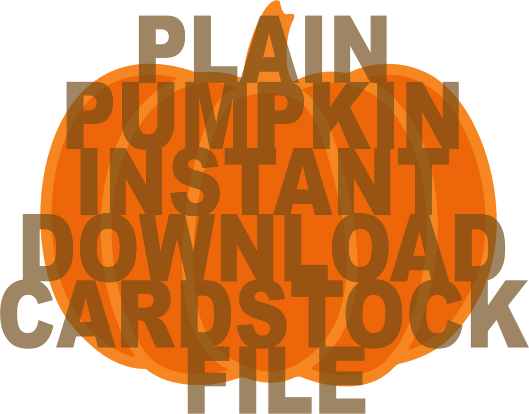 Plain Pumpkin INSTANT DOWNLOAD for Plain Pumpkin Silicone Mold 4