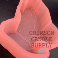 Load image into Gallery viewer, Praying Hands Silicone Mold  4” H x  3&quot; W x 1&quot; deep

