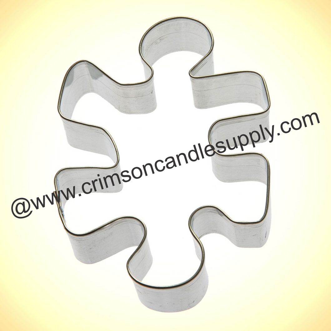 Puzzle Piece (Autism Awareness) Metal Cookie Cutter 3.25 in.