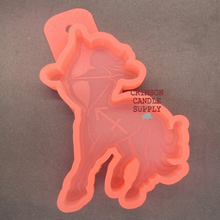Load image into Gallery viewer, Zodiac Sagittarius Silicone Mold  5” H x  4&quot; W x 1&quot; deep
