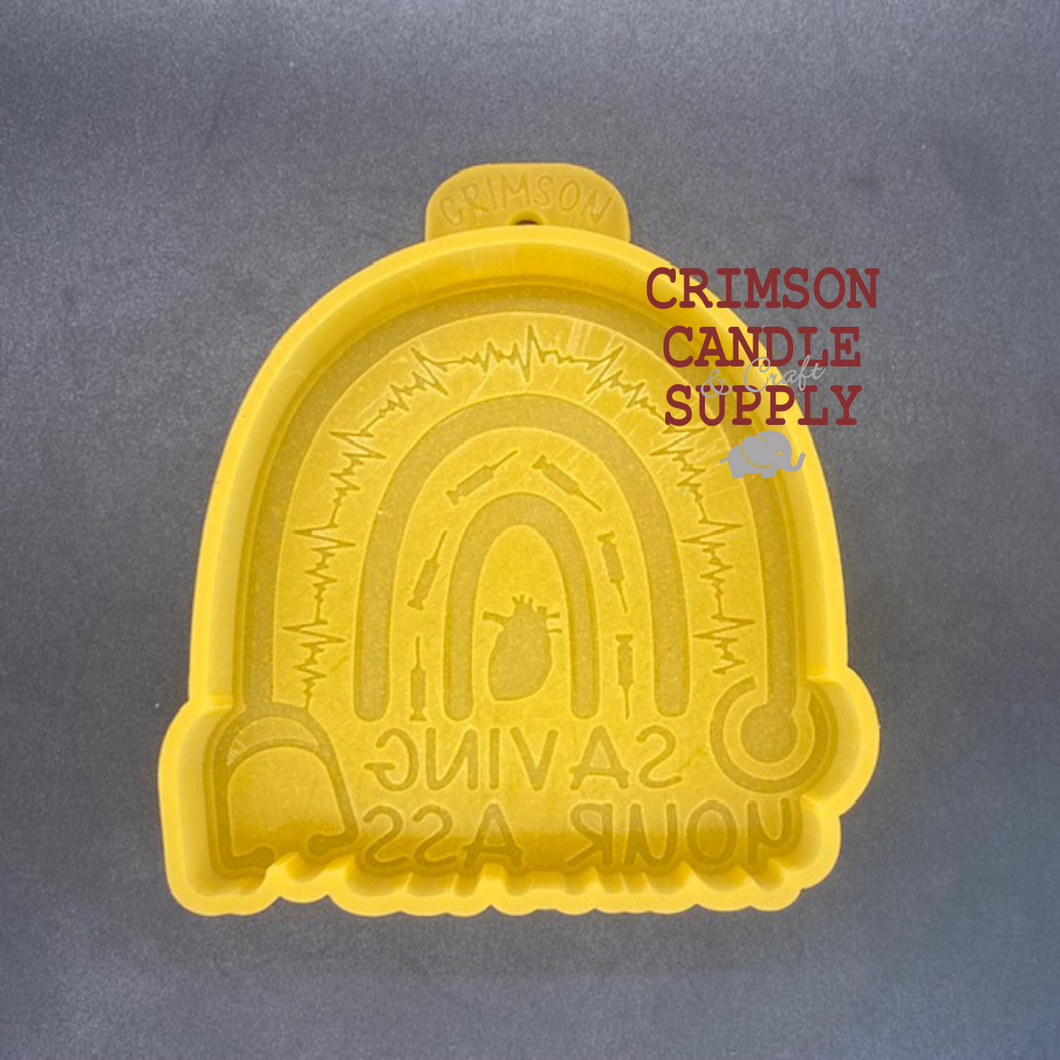 Saving Your A$$ Silicone Mold  2” W x 4.5” T x 1