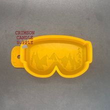 Load image into Gallery viewer, Ski Goggles Silicone Mold  4.5” W x 2.5” T x 1&quot; deep
