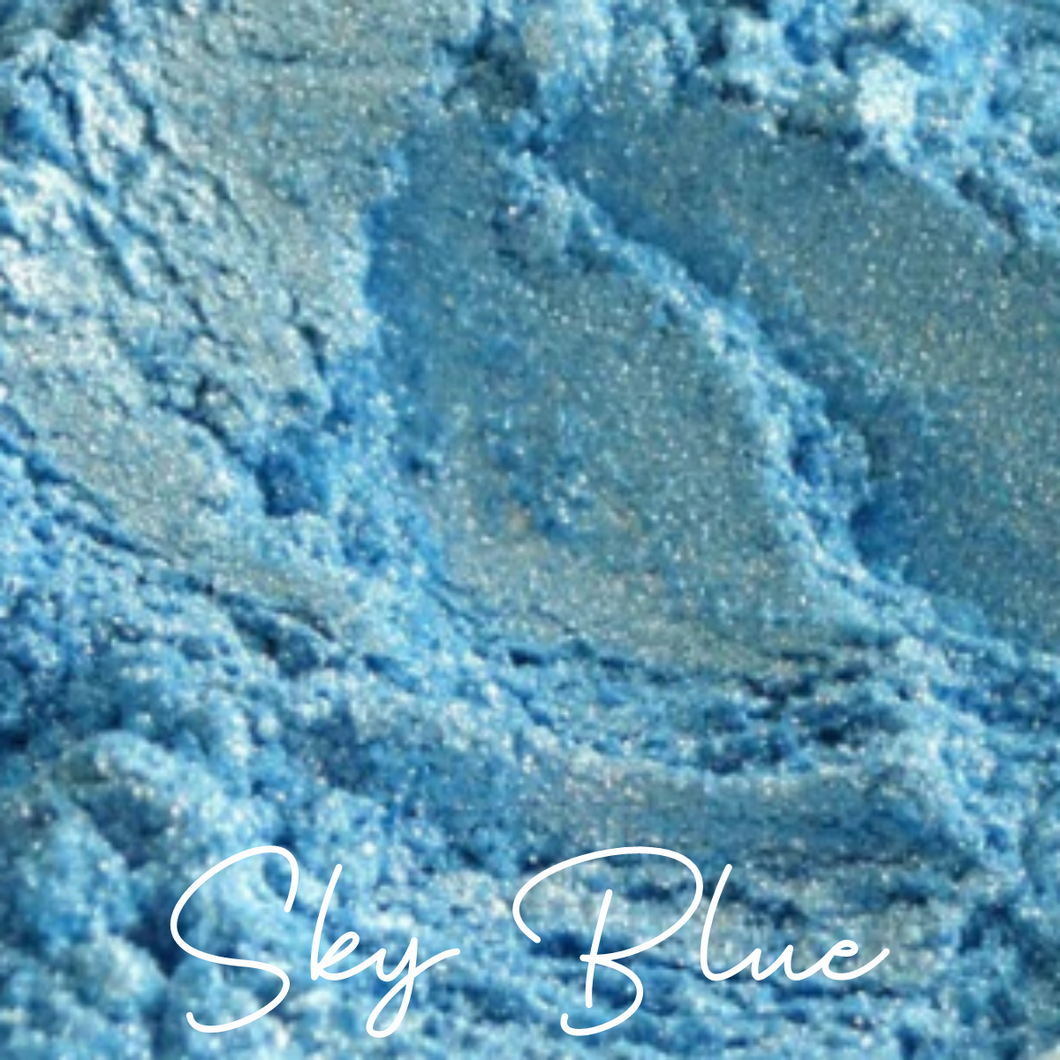 Sky Blue Mica Powder 1 oz. jar