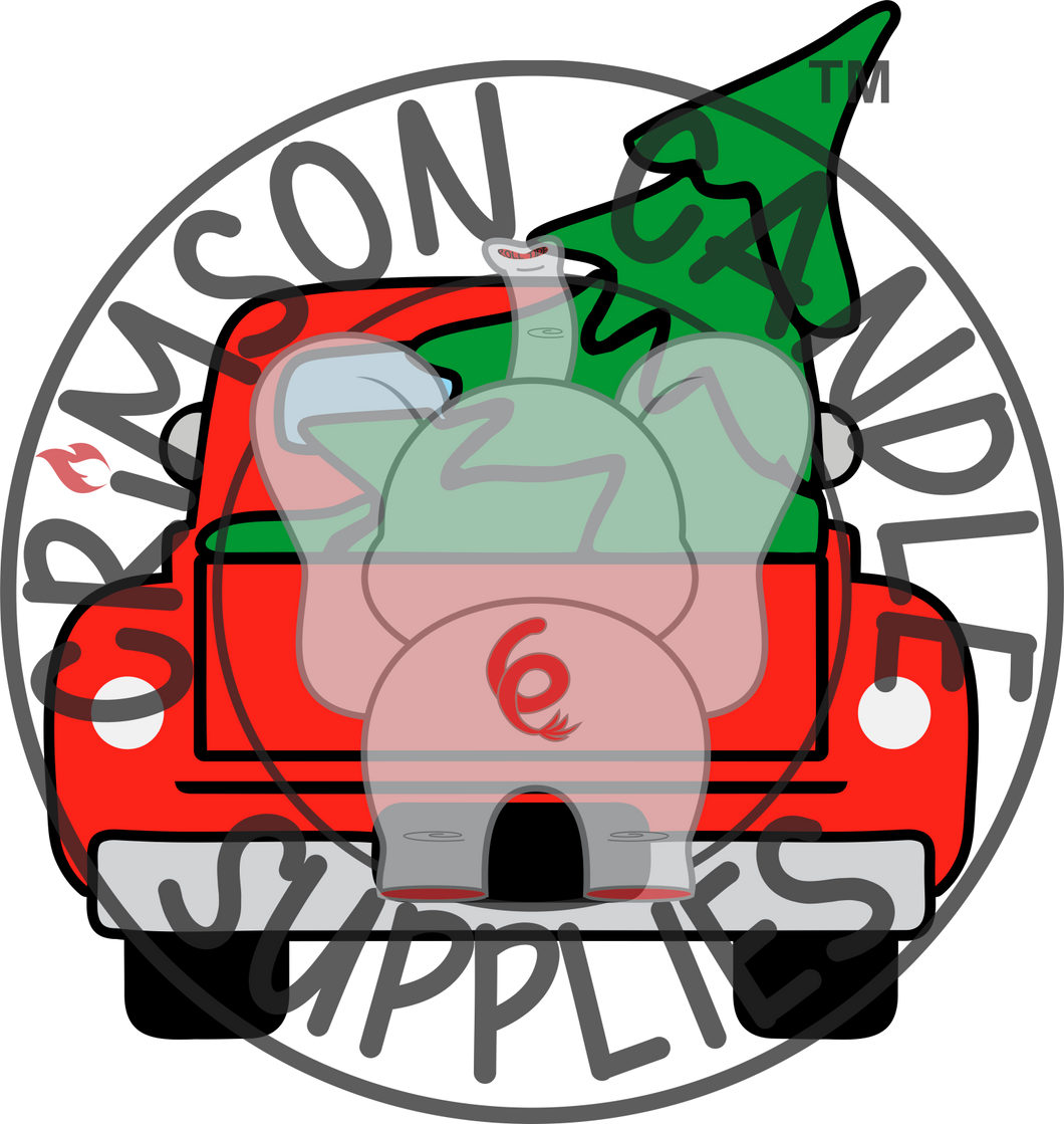 INSTANT DOWNLOAD for Christmas Tree Truck (rear view) (4.5