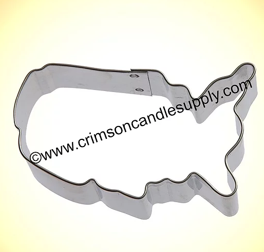 USA Map Cookie Cutter 3.25 in