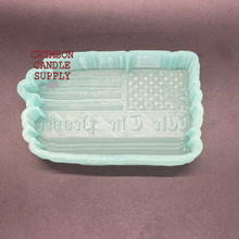 Load image into Gallery viewer, We The People Flag Silicone Mold  3” W x 5” T x 1&quot; deep
