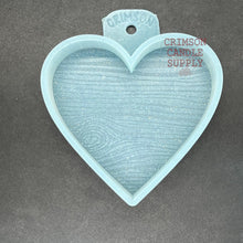 Load image into Gallery viewer, Wood Grain Heart Silicone Mold 4.5&quot; W x 4&quot; H x 1&quot; deep
